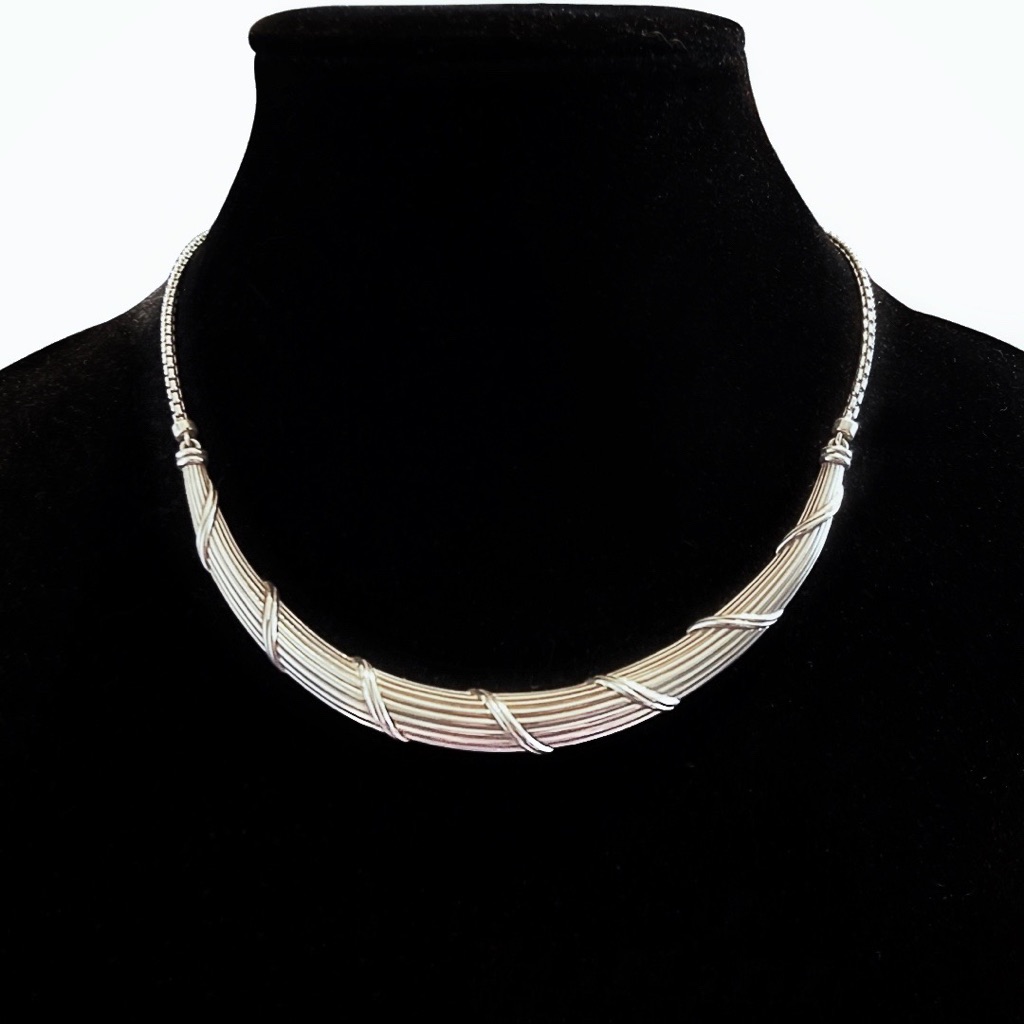 Peter Thomas Roth Ribbon & Reed Necklace